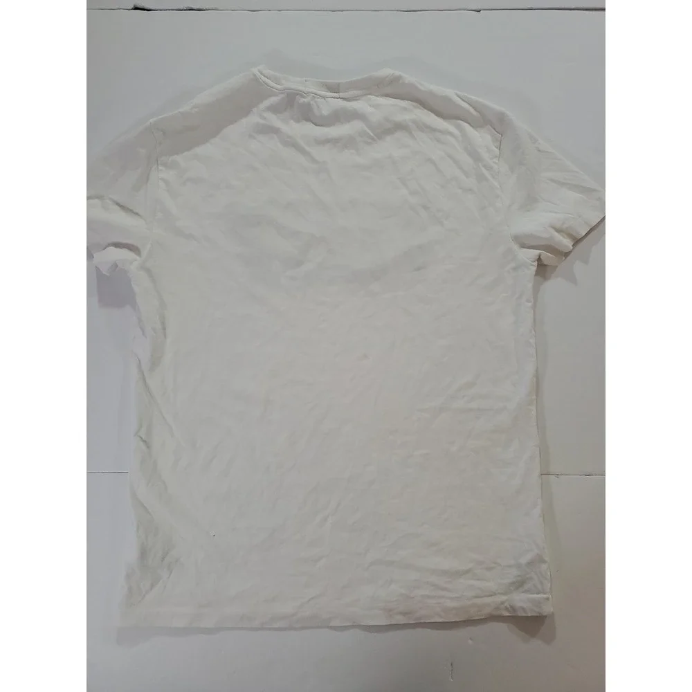 Polo Ralph Lauren Men's Yellow Logo‎ Graphic Classic Fit Crew-Neck T Shirt Small